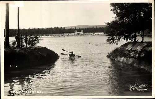Ak Mariánské Lázně Marienbad Region Karlsbad, Kanupartie