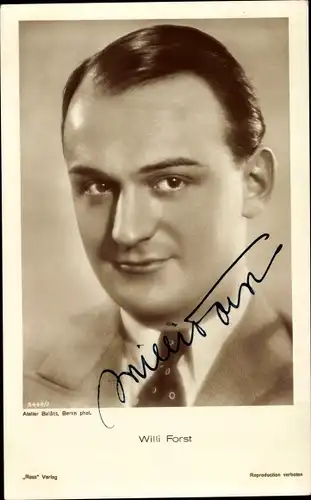 Ak Schauspieler Willi Forst, Ross Verlag 5446 2