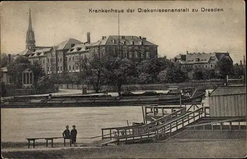 Ak Dresden Neustadt, Krankenhaus der Diakonissenanstalt