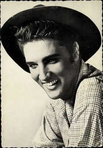 Ak Schauspieler und Sänger Elvis Presley, Rock n Roll, Portrait