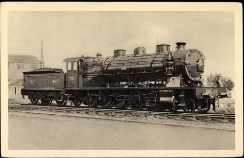 Ak Französische Eisenbahn, Chemin de Fer de Paris a Orleans, Dampflok