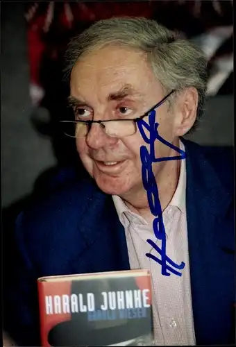Foto Schauspieler Harald Juhnke, Portrait, Autogramm