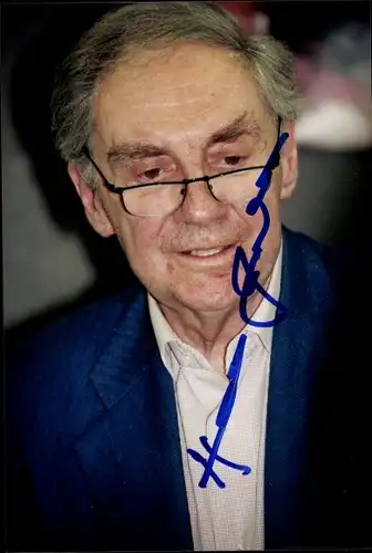 Foto Schauspieler Harald Juhnke, Portrait, Autogramm