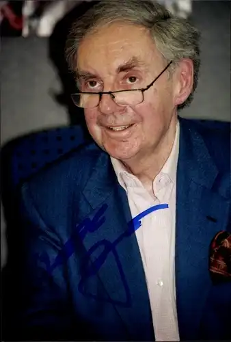 Foto Schauspieler Harald Juhnke, Portrait, Autogramm