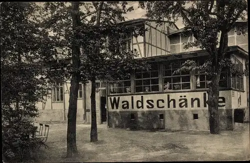 Ak Biederitz Sachsen Anhalt, Gasthaus Waldschänke, G. Weber, Biederitzer Busch