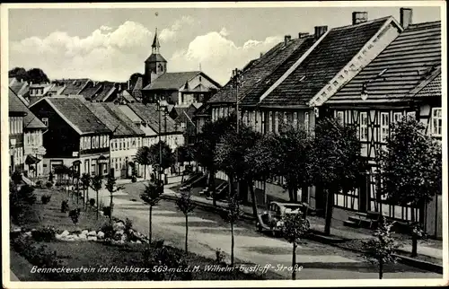 Ak Benneckenstein Oberharz, Wilhelm Gustloff Straße