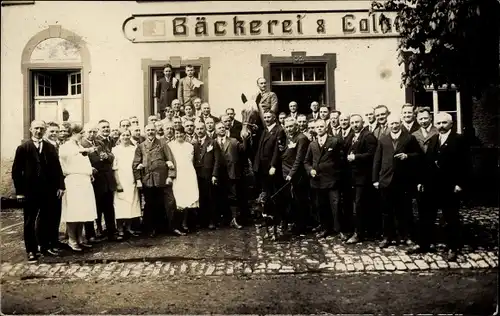 Foto Ak Lüdenscheid im Märkischen Kreis, Gruppenbild der Turngemeinde, Bäckerei