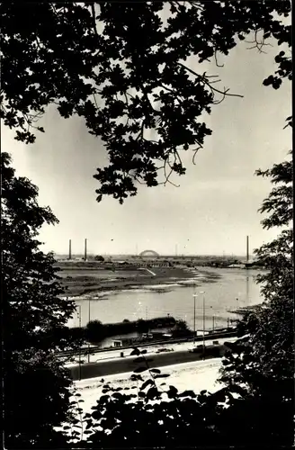 Ak Arnhem Gelderland Niederlande, Panorama uit de Rijnzaal van het Gemeentemuseum