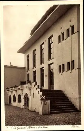 Ak Arnhem Gelderland Niederlande, C. S. Colgaardt Huis, Terras