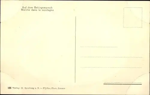 Ak Schweizer Armee, Gebirgsartillerie auf dem Marsch, Artillerie de montagne, Marche