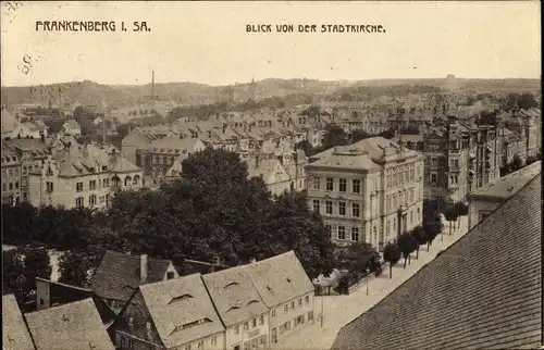 Ak Frankenberg an der Zschopau Sachsen, Blick von der Stadtkirche