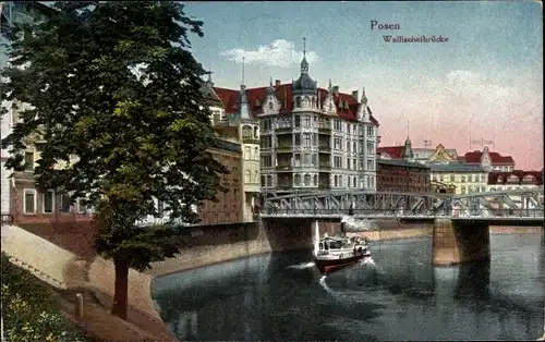 Ak Poznań Posen, Wallischeibrücke