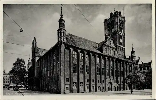 Ak Toruń Thorn Westpreußen, Rathaus