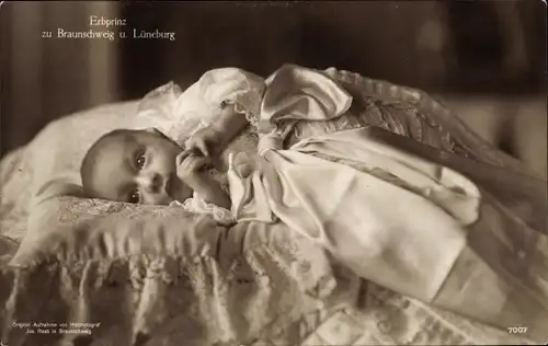 Ak Erbprinz Ernst August von Braunschweig und Lüneburg, Kinderportrait