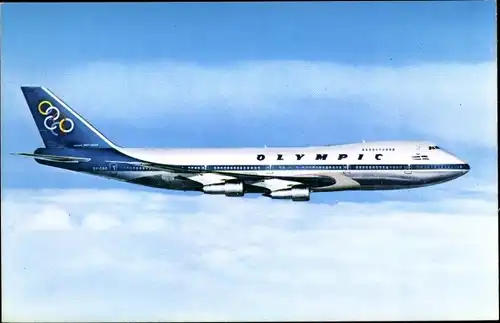 Ak Olympic Airways, Boeing 747 200 B, Jumbo Jet, Passagierflugzeug