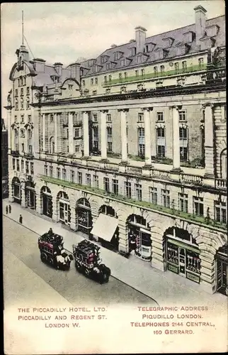 Ak West End London City England, Piccadilly Hotel