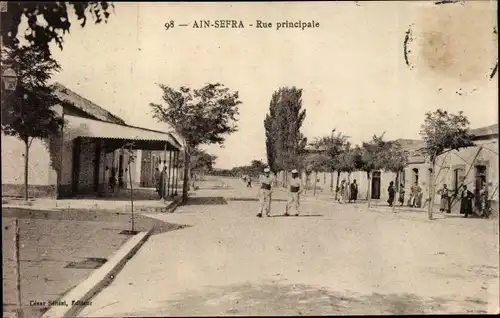 Ak Ain Sefra Algerien, Rue Principale