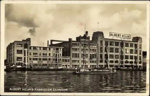 Ak Zaandam Zaanstad Nordholland, Albert Heijn's Fabrieken