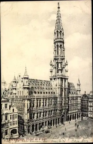 Ak Bruxelles Brüssel, Hotel de Ville