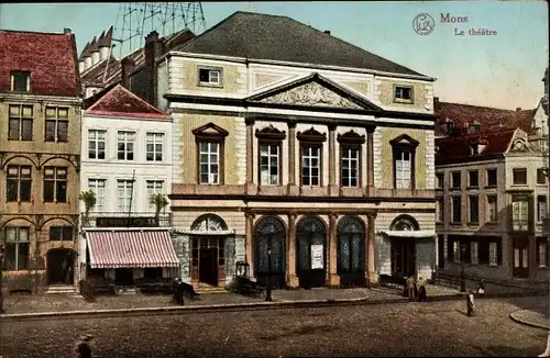 Ak Mons Wallonien Hennegau, Le Théâtre