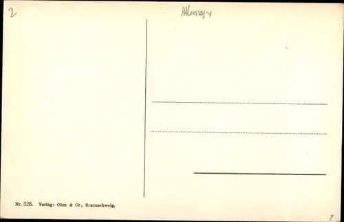 Ak Braunschweig in Niedersachsen, Gewandhaus, Frontansicht