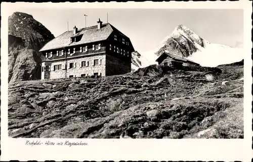 Ak Kaprun in Salzburg, Krefelder Hütte, Kitzsteinhorn