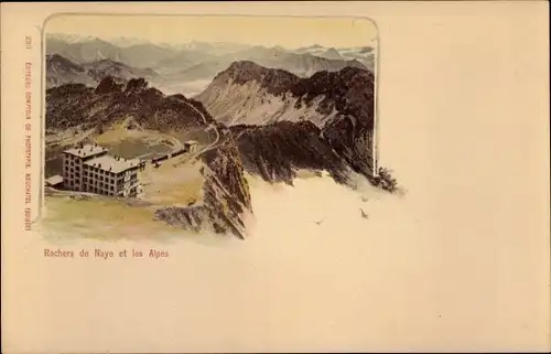 Ak Veytaux Kanton Waadt, Rochers de Naye