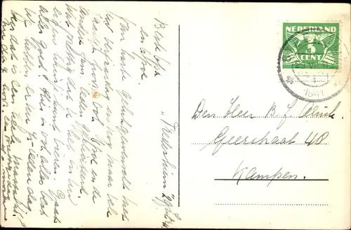 Ak Steenwijk Overijssel, Fredeshiem, Hoofdgebouw