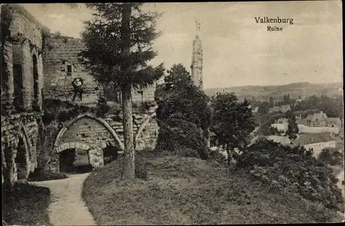 Ak Valkenburg aan de Geul Limburg Niederlande, Ruine