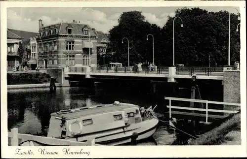 Ak Zwolle Overijssel Niederlande, Nieuwe Havenbrug