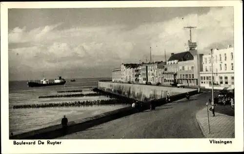 Ak Vlissingen Zeeland Niederlande, Boulevard de Ruyter