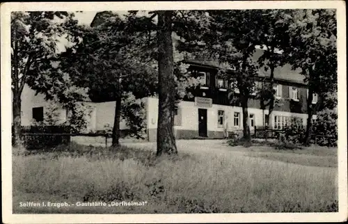 Ak Seiffen im Erzgebirge, Gaststätte Dorfheimat, FDGB Vertragsheim
