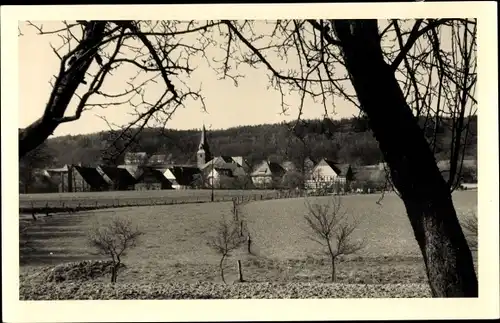 Foto Ak Rödinghausen Westfalen, Panorama, Kirche