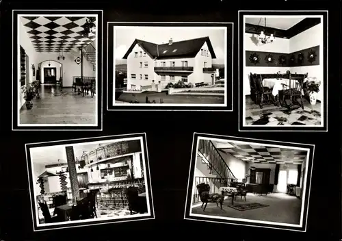 Ak Neuenschmidten Brachttal in Hessen, Waldrestaurant und Pension Fisch Paradies