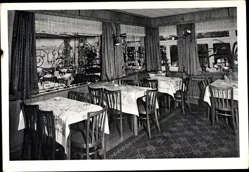 Ak Hanstedt in der Nordheide, Waldhaus Dierke, Gaststätte und Pension, Innenansicht, Speisesaal
