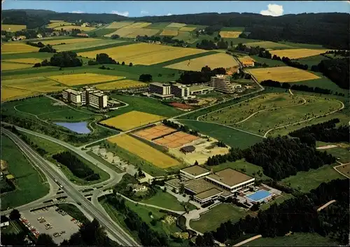 Ak Horn Bad Meinberg, Bewegungszentrum, Kurkliniken Am Park, Lippe, Silvaticum, Fliegeraufnahme