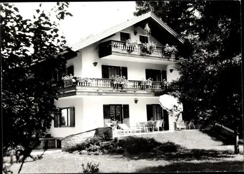 Foto Ak Niederaudorf Oberaudorf in Oberbayern, Haus Schmid, Außenansicht