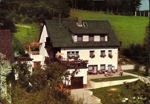 Ak Oberailsfeld Ahorntal in der Fränkischen Schweiz, Pension Waldesruh, Außenansicht