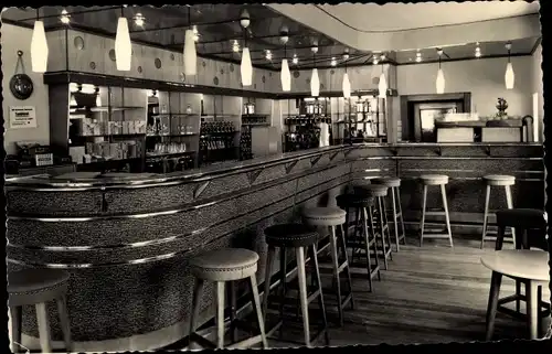 Ak Friedrichsbrunn Thale im Harz, FDGB Erholungsheim Gustav Zabel, Bar