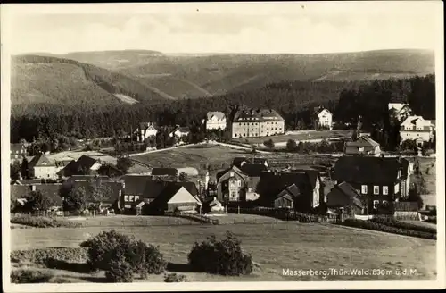 Ak Masserberg im Thüringer Schiefergebirge, Panorama