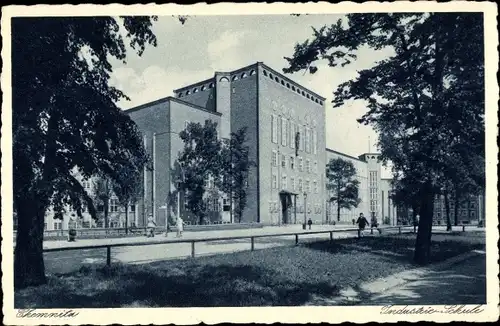 Ak Chemnitz in Sachsen, Industrie Schule