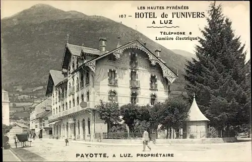 Ak Luz Saint Sauveur Hautes Pyrénées, Hotel de l'Univers