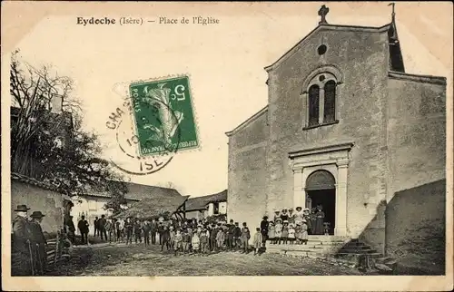 Ak Eydoche Isère, Place de l'Eglise