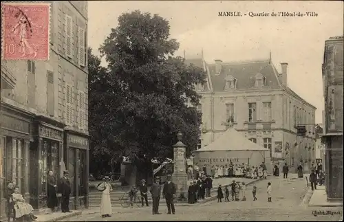 Ak Mansle Charente, Quartier de l'Hotel de Ville