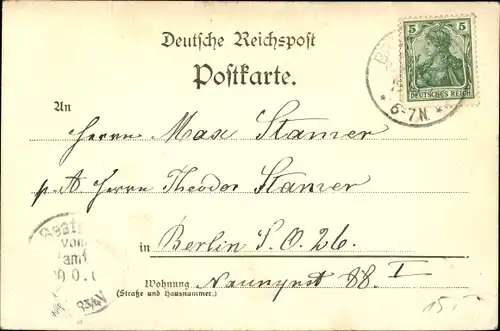 Ak Breitenfelde im Herzogtum Lauenburg, Kirche, Postamt, Totalansicht