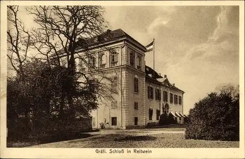 Ak Reitwein Märkisch-Oderland Brandenburg, Gräfliches Schloss