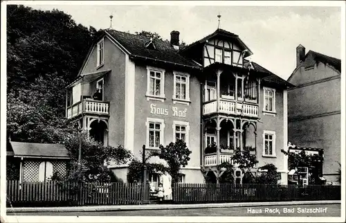 Ak Bad Salzschlirf in Hessen, Pension Haus Rack