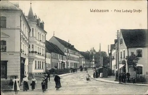 Ak Waldsassen in der Oberpfalz, Prinz Ludwig Straße