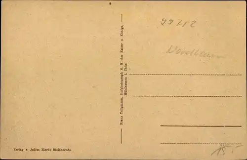 Ak Bleicherode am Harz, Obere Hauptstraße