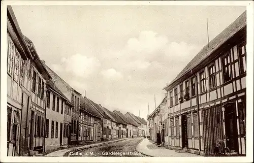 Ak Kalbe Calbe Milde in der Altmark, Gardelegerstraße